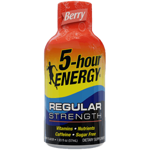 Berry flavored Regular Strength 5-hour ENERGY® Shot