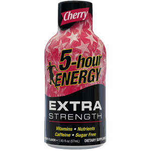 Cherry flavored Extra Strength 5-hour ENERGY® Shot