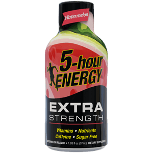 Watermelon flavored Extra Strength 5-hour ENERGY® Shot