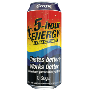 Grape flavored Extra Strength 5-hour ENERGY Drink
