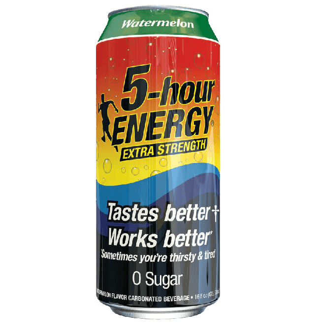 Watermelon flavored Extra Strength 5-hour ENERGY® Drink