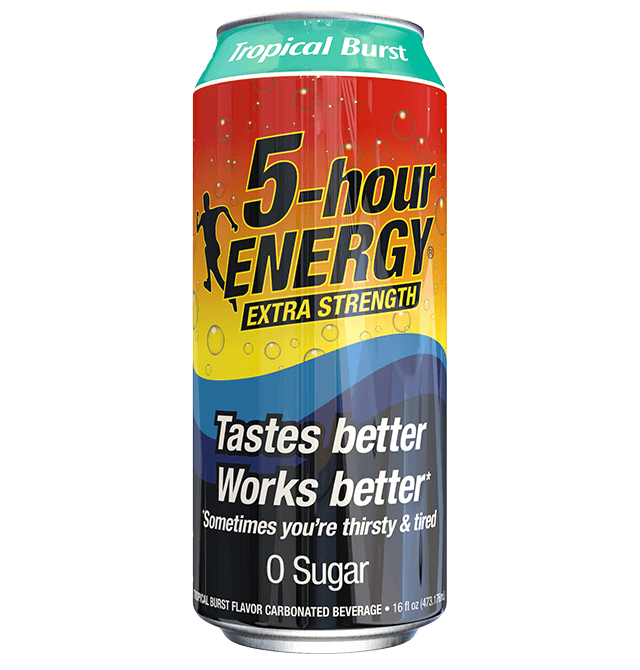 Tropical Burst flavored Extra Strength 5-hour ENERGY® Drink